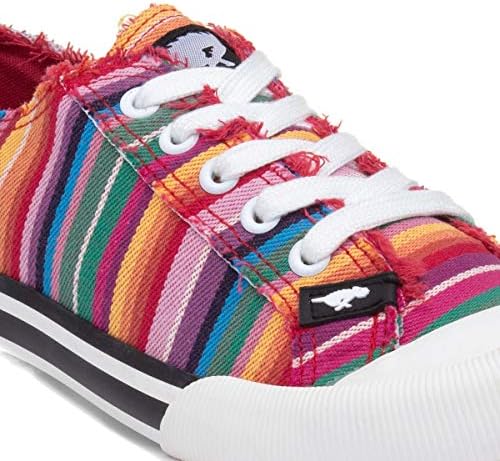 Rocket Dog Women's' Jazzin Trainers, Red (Red Eden Stripe Red Eden Stripe), 7 UK 40 EU | Image 5