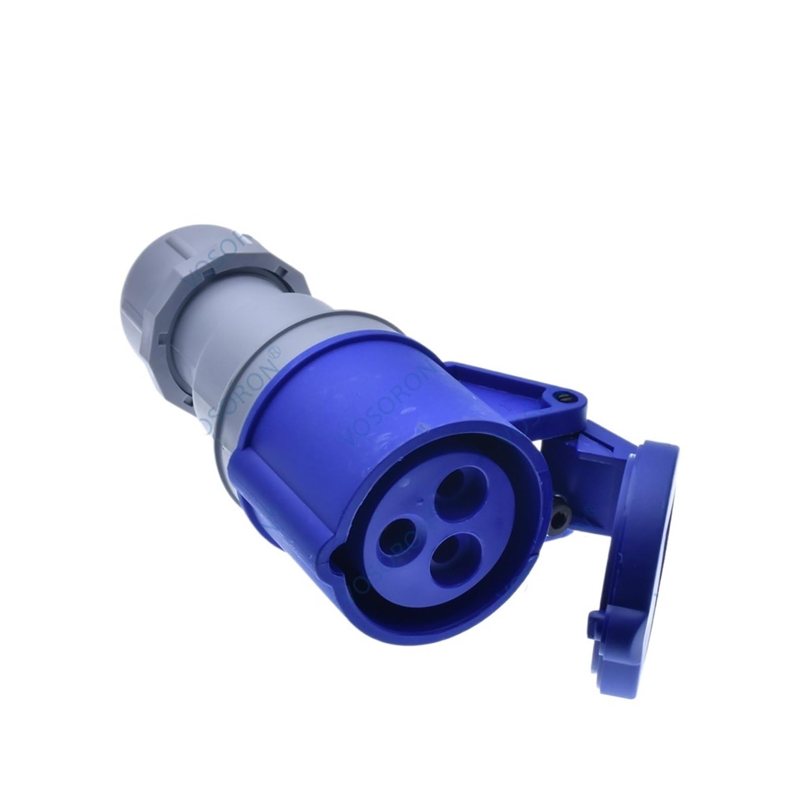 Tomas de corriente industriales 3 pines 16A monofásicas IP44 2P+PE enchufe macho hembra