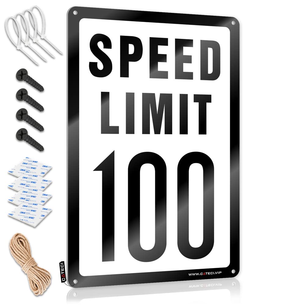 Funny Signs Billiard Speed Limit 100 Mph Sign Tin Wall Decor Bar Wall Decor(30X40CM)