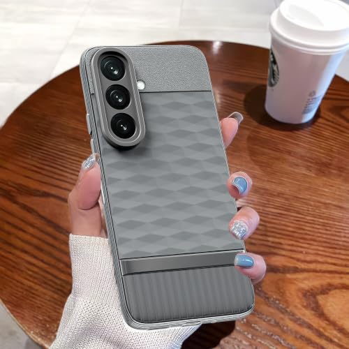 Image of Pikkme Back Cover for Samsung Galaxy M47 5G / A27 5G Camera Protection 3D Hexa Cube Design Silicone Protective Bumper Case (Grey)