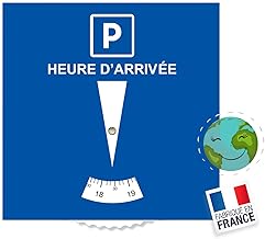 Blue Zone Parking Disc (Ecological & Made in France) Disc Parking Map Time Stamp Europeen Parking Car Accessories