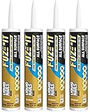 Liquid Nails LN-2000 (Pack of 2 x 9 oz. ) Fuze It All Surface Construction Adhesive, Gray (Fоur Paсk)