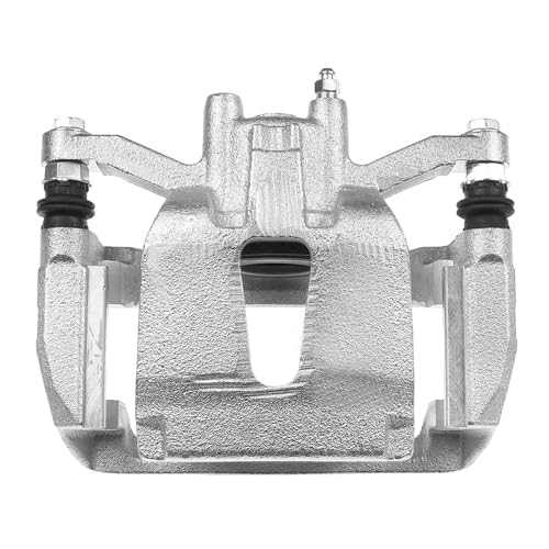 Image of Detroit Axle - Rear Right Brake Caliper for 2012-2016 2018-2020 Ford F-150, 2012-2018 Lobo, Passenger Side Disc Brake Caliper with Bracket 2013 2014 2015 Replacement