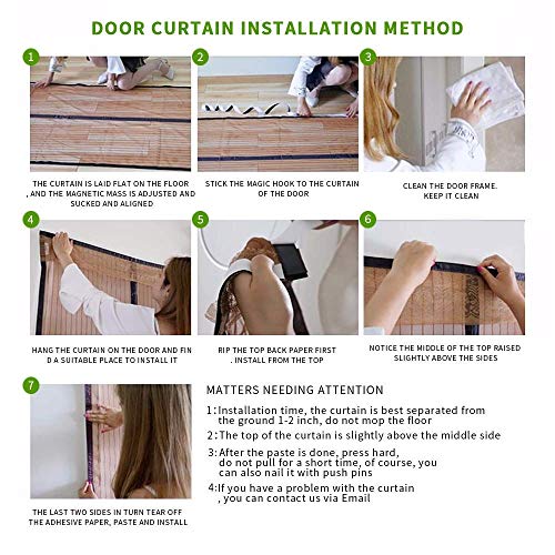 CHENG Zanziera Magnetica Porta 105x195cm