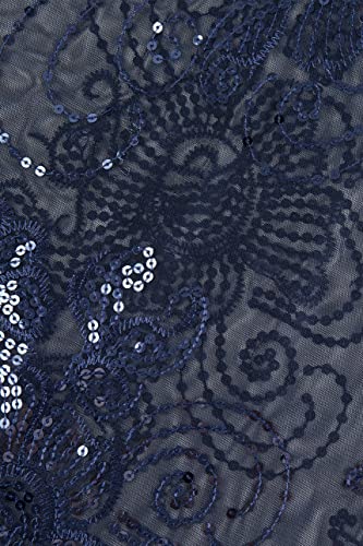 Image of BABEYOND 1920s Sequined Shawl Wraps for Women Fringed Evening Cape Wedding Bridal Shawl Scarf for Evening Dresses Party
