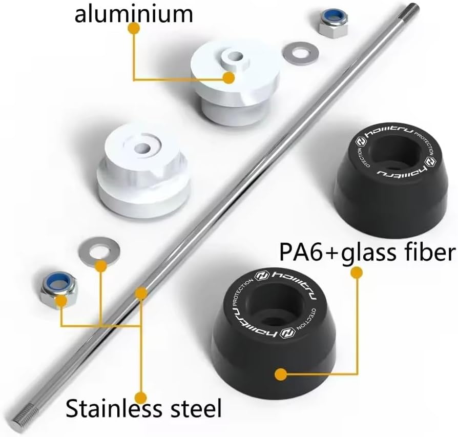 Front Rear Axle Fork Crash Slider Motorcycle Wheel Hub Anti-Collision Block For Triumph Speed Triple 1200RS/RR 2021-2025 (Front)