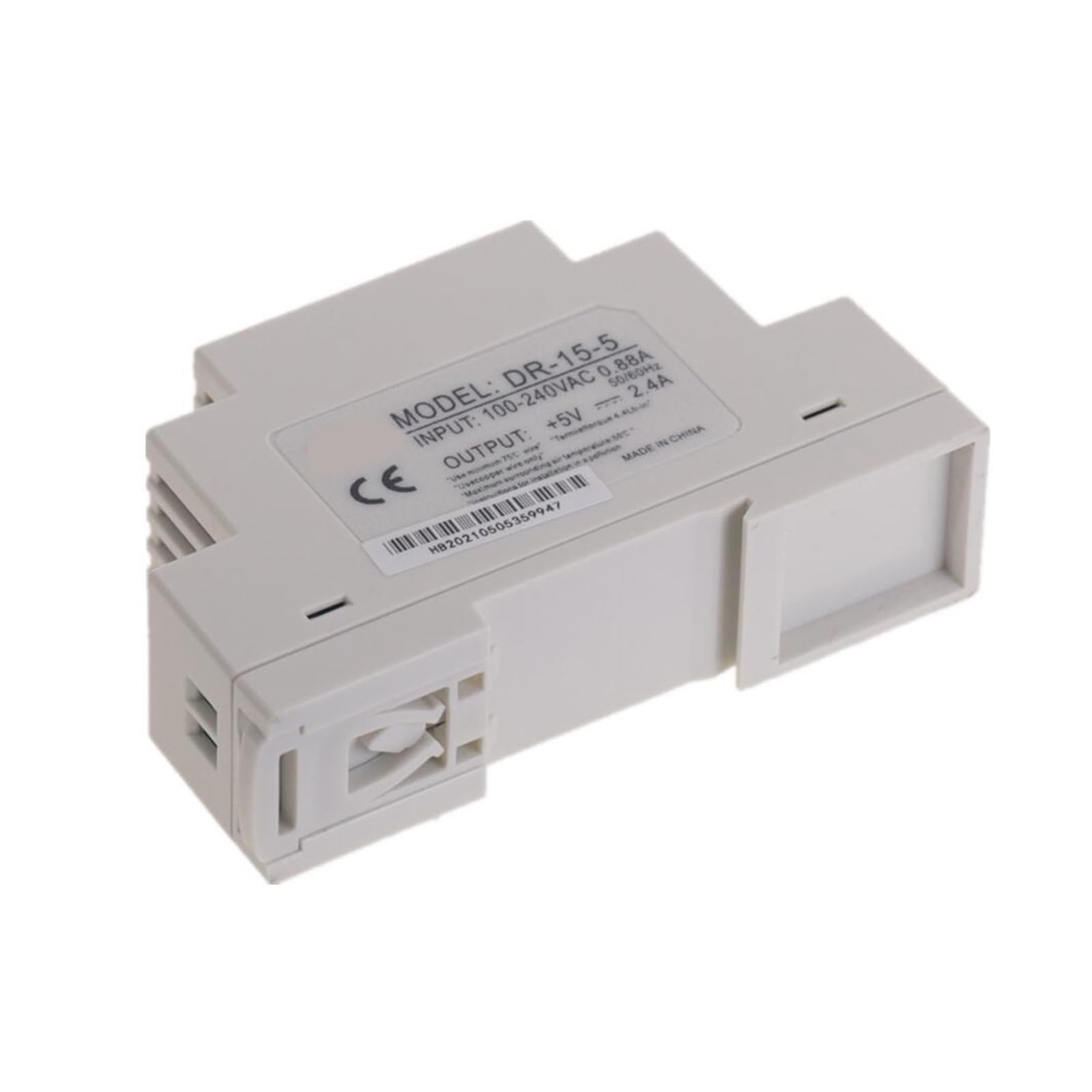 Alimentation à découpage DR-15 5V 15W monophasée pour matériel électronique