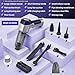 SakerPlus Mini Vacuum Cleaner, 3 in 1 Car Vacuum Cleaner High Power, 15000PA Powerful Suction, Air Duster, 7500mAh, Dual Filter,Adjustable Small Vaccum Portable Cordless for Cars,Desktop - Deep Blue