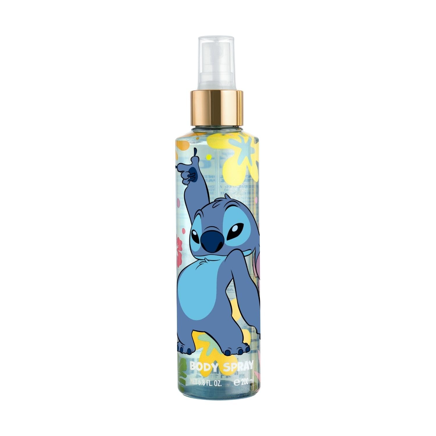 Disney Stitch Children Eau de Cologne Natural Perfume Spray, Vegan and Dermatologically tested Body Spray for Kids - Safe Daily Fragrance Gift, 200ml