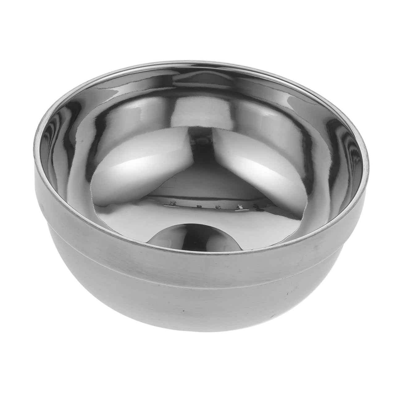 SOLUSTRE Insulated Metal Bowl Stainless Cereal Bowl for Round Rice and Pasta Heat Resistant Noodle