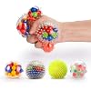 Fansteck Stress Ball 4 Packs, Anti Stress Squeeze Balls for Anxiety Relief, Sensory Fidget Toys for Autism, ADHD, Soft…