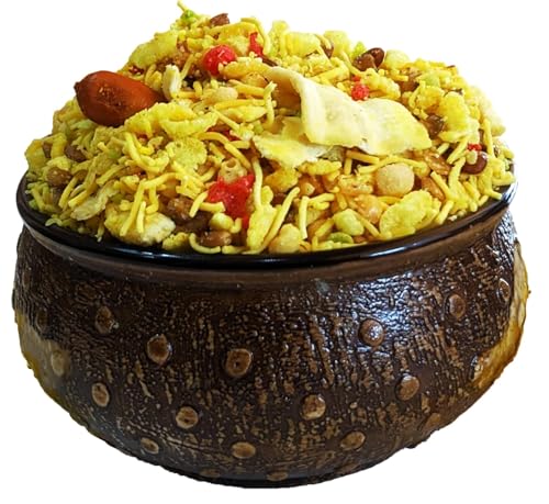 Image of Santushti Namkeen Khatta Meetha Mixture-200gm | Authentic Spicy Snack | Made in Groundnut Oil | Crispy Crunchy Indian Sev for Tea Time, Parties, Travel, Office and Everyday Snacking