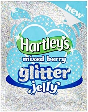 Hartley's Mixed Berry Glitter Crystal Jelly 100g - Pack of 2
