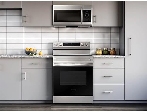 Miniatura 3 de Samsung NE63A6311SS 6.3 pies cúbicos Independiente Cocina Eléctrica Independiente