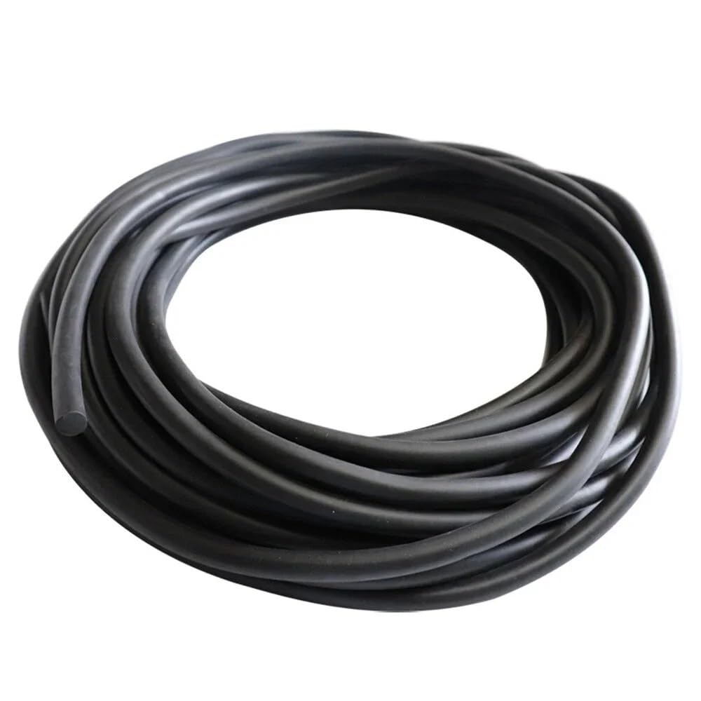 1 tira de goma de nitrilo, junta tórica sólida negra for muebles.(7.5mmx20m)