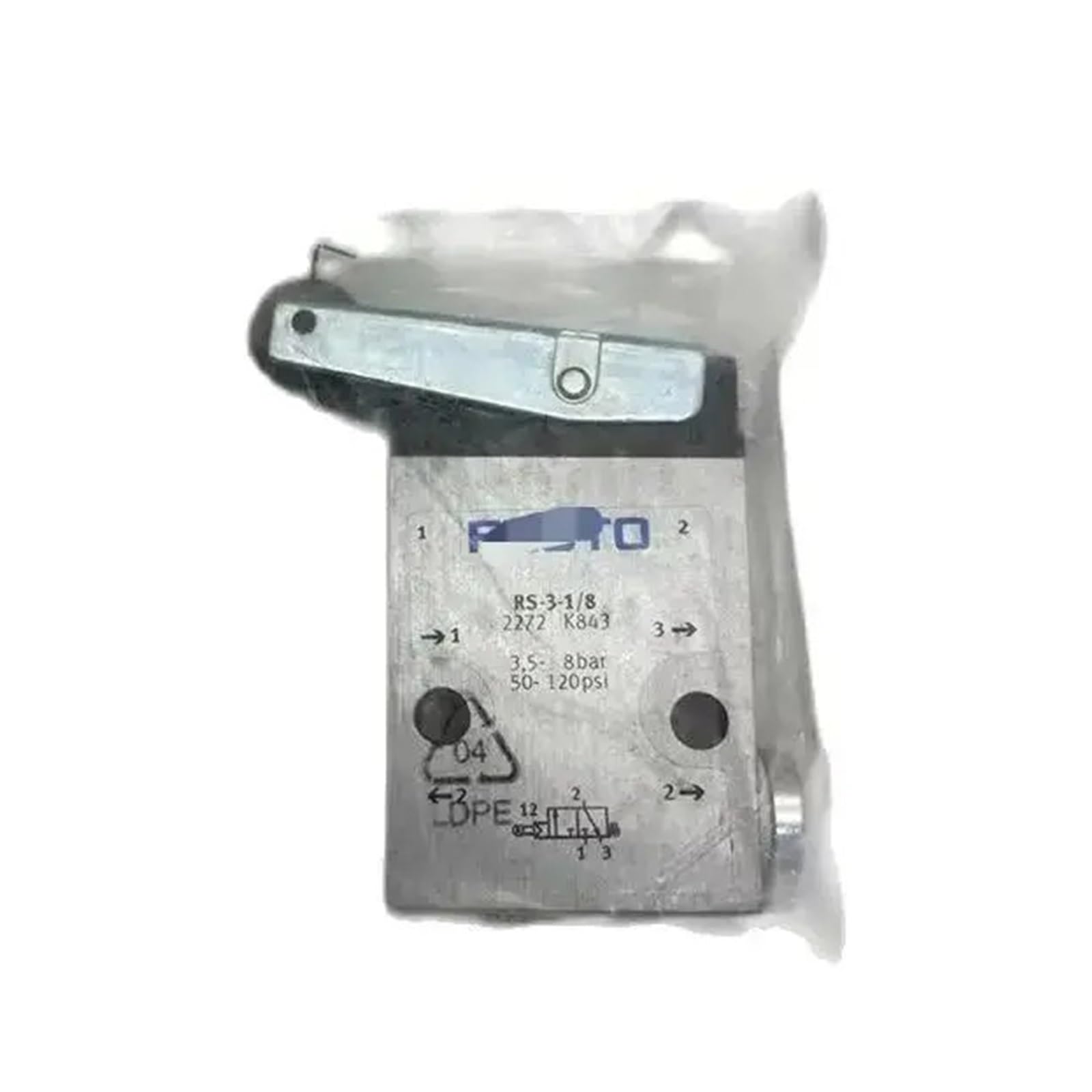 Vanne à levier à galet RS-3-1/8 distributeur pneumatique 3 positions 2272