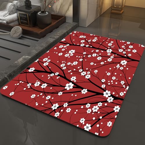 Tapete antideslizante extra suave para baño con estampado de póquer 4