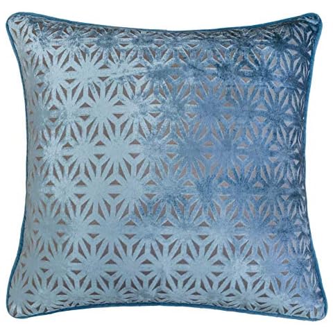 Homey Cozy Modern Velvet Throw Pillow Cover, Spa Luxury Elegant Geometric Soft Fuzzy Cozy Warm Slik Decorative Square Couch Cushion Pillow Case 20 x 20 Inch, Cover Only Cover
