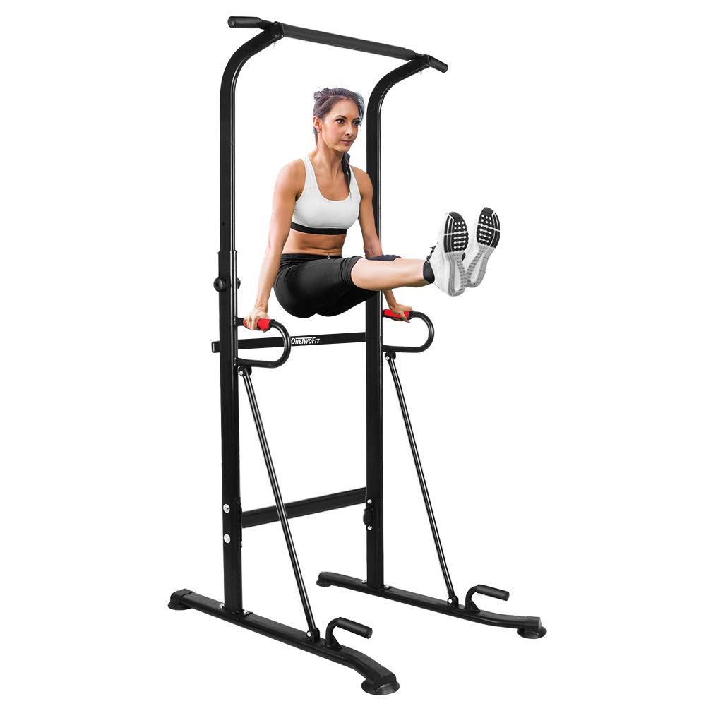 MultiFunction Power Tower,Adjustable Height Pull up Station