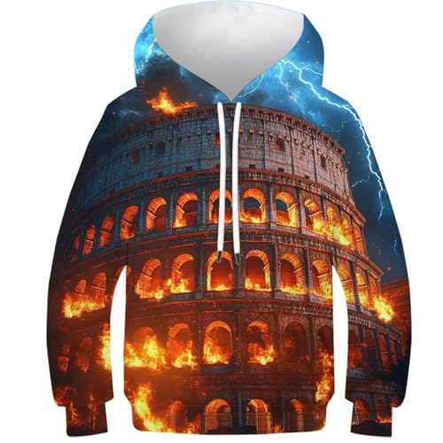 Sweat-shirt 3D Colisée vêtement extérieur enfant 11-13 ans