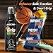 TIEDXIOY Basketball Shoe Grip Spray - Anti Slip Sneaker Traction Spray for Rubber Soles, Court Grip Enhancer- Improve Sole Traction & Court Grip - Grip Spray Basketball Accessory - 4 Floz