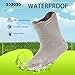 Hsttgsr Rain Boots for Men Waterproof Fashionable Rubber Boots Non-slip Outdoor Garden Boots Mid Calf Muck Work Shoes Comfort Lightweight Rainboots for Fishing Climbing