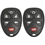 Keyless2Go Remote Keyless Entry Car Key Fob Replacement for GM Vehicles KOBGT04A 15114376-2 Pack
