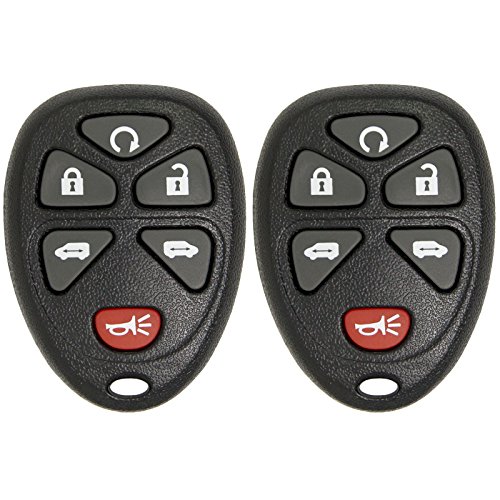 Keyless2Go Replacement for Remote Keyless Entry Car Key Fob GM Vehicles KOBGT04A 15114376-2 Pack
