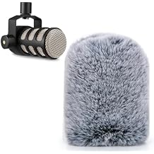 Rode PodMic Pop Filter, Furry Microphone Cover Wind and Noise Reduction, Microphone Covers Foam Compatible with Rode PodMic by SUNMON