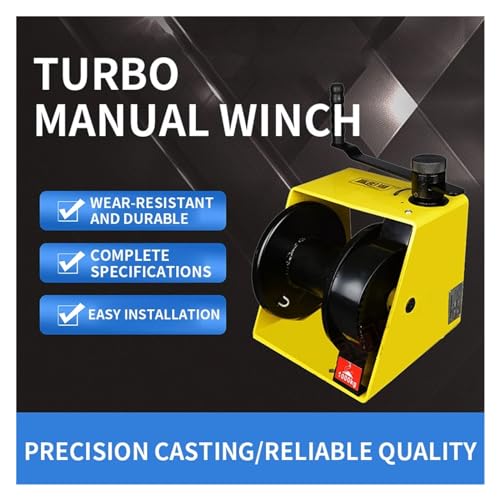 Winche manual para construcción con capacidad de 250 kg miniatura 2
