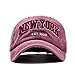Unisex New York Embroidered Dad Hat - Vintage Washed Cotton Baseball Cap Adjustable Baseball Hat for Women Men