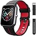 Smartwatch Uomo Donna, Orologio Fitness GPS Integrato Touchscreen Completo Impermeabile 5ATM, Quadrante DIY Cardiofrequenzimetro Contapassi Notifiche Messaggi Orologio Smartwatch Regali Halloween