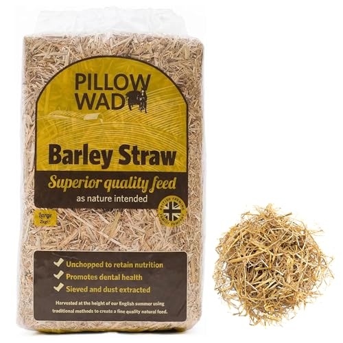 STAR SUPPLIES Unchopped Soft Barley Straw Bedding For Animals
