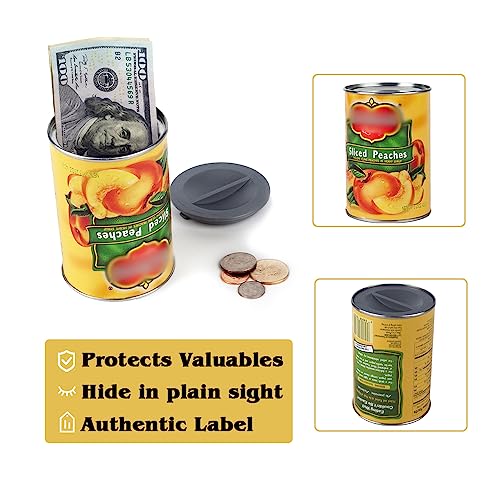 Fake Can Safes Diversion Secret Stash Safes(Yellow Peach) #TOP5