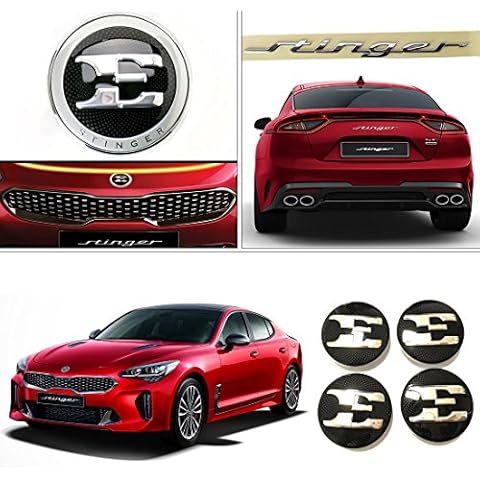 KIA Stinger Genuine Emblem and Wheel Cap Set Cover