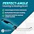 Perfect Angle Grout and Utility Cleaning Brush from EvaClean Essentials - 2-Pack - Strong, Durable for Cleaning Tile Grout, Surfaces or Hard to Reach Areas in Your Facility, House, Garage or Outdoors