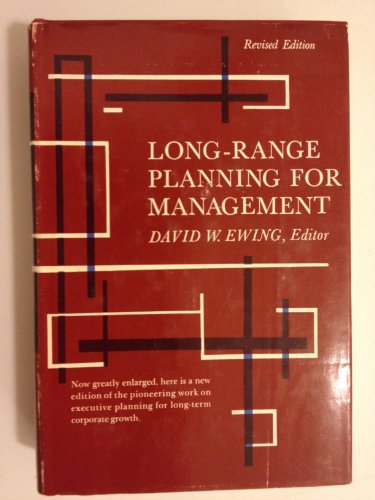 Long-Range Planning for Management. B0000CM83T Book Cover