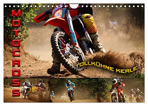 Motocross - tollkühne Kerle (Wandkalender 2025 DIN A4 quer), CALVENDO Monatskalender
