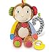Clementoni- Scimmietta Canta, Gioca, Impara interattivo parlante in Italiano, Gioco elettronico Bambini 3 Mesi, Peluche educativo 100% Lavabile, Multicolore, 17673