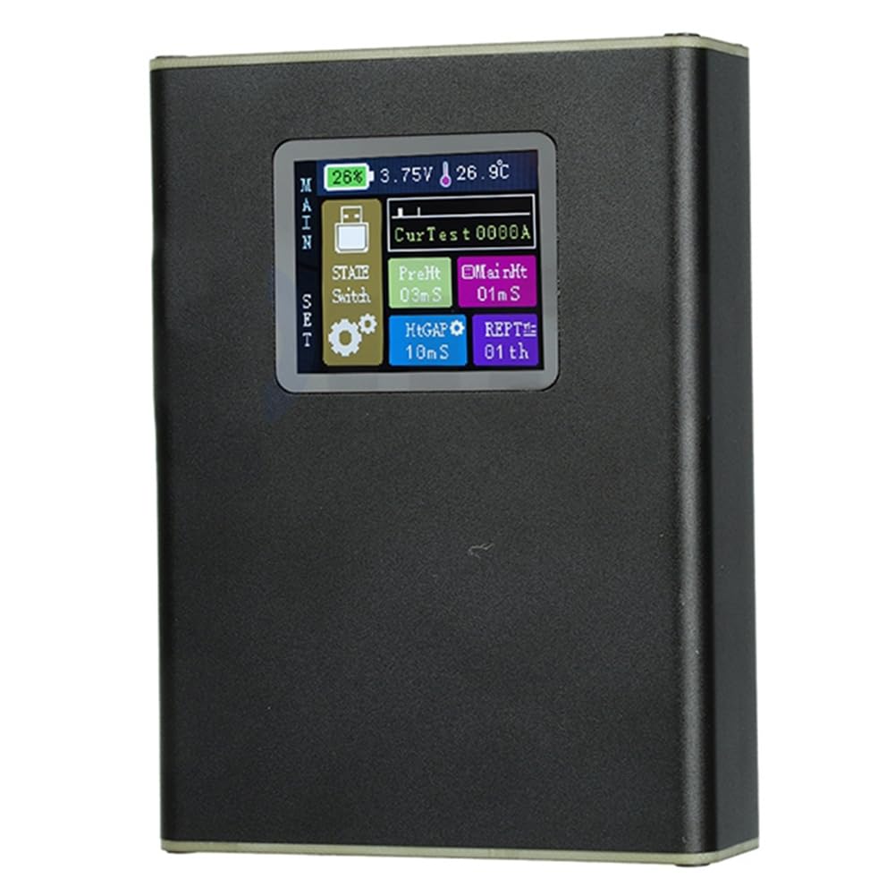 Aundhegrtt As Shown Spot Welder With Internal Resistance Meter 30 Adjustable Levels Portable Spot Welder For 18650 Battery Diy