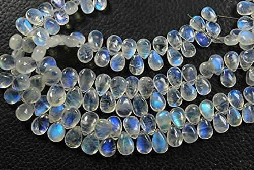 Pierre de lune rainbow briolette LKBEADS pour perles et création bijoux DIY - 2