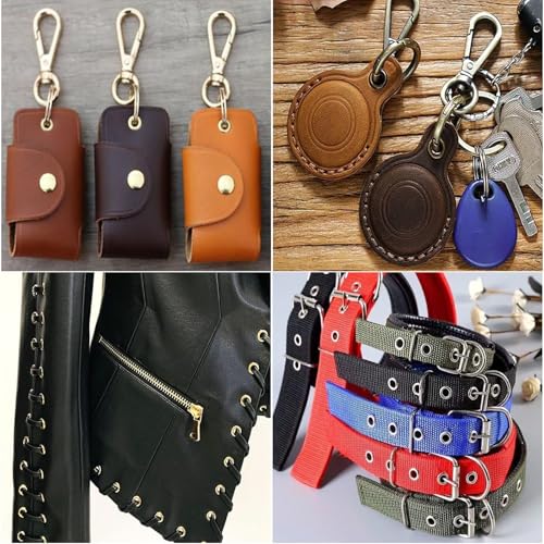 image for LQQBOX 1003Pcs Grommet Tool Kit, 1/4 Inch 6mm(Inside) Grommet Eyelet P