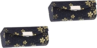 FRCOLOR 2 Peças Estojo De Batom Para Bolsa Organizador De Batom De Viagem Suporte De Batom De Viagem Blush Maquiagem Líquido Batom Brilho Labial Suporte De Bolsa Suporte De Batom Suporte