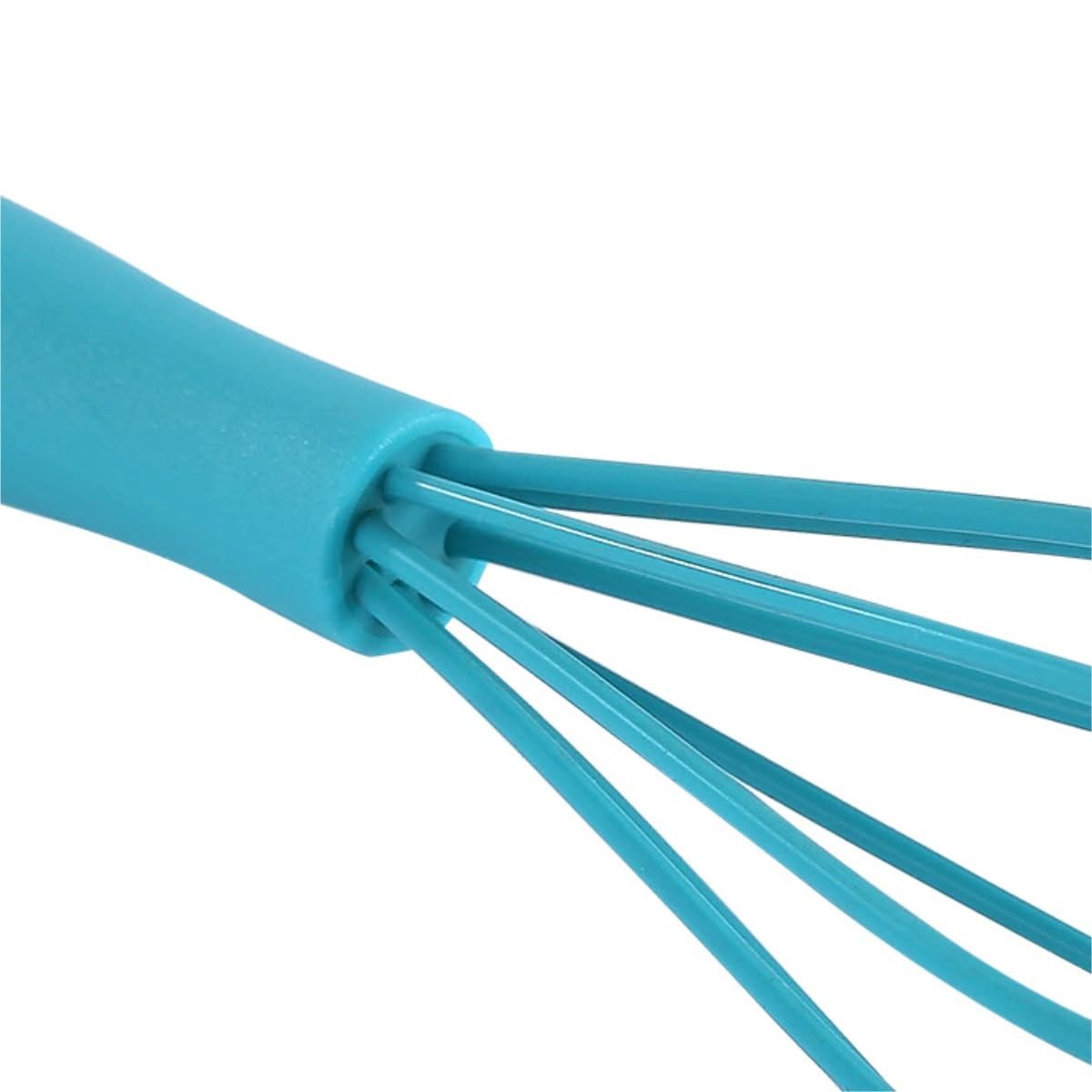 Schneebesen Rührbesen Multifunktionale Rotierende Manuelle Schneebesen Silikon Creme Mixer Backwerkzeuge Küchenutensilien Handschneebesen(Blue)