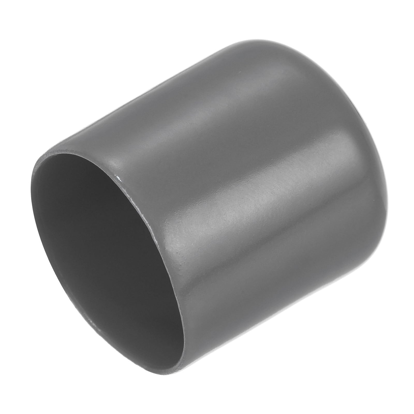 uxcell 20pcs Rubber End Caps 23mm ID Vinyl PVC Round Tube Bolt Cap Cover Screw Thread Protectors Dark Grey