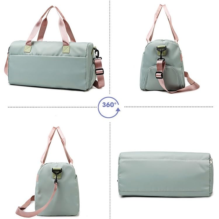 HBJWOV Travel Bag, Swimming Bag, Dry Wet Separation, Fitness Bag, Large Capacity Cylindrical Tote Bag4