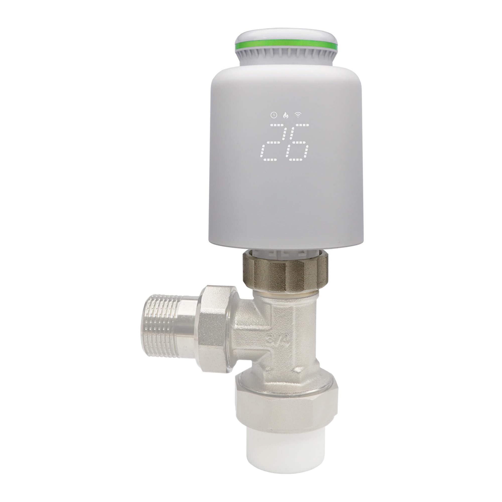 PNI Tuya Smart Mobile - Testina termostatica CT24 per radiatore, colore: bianco