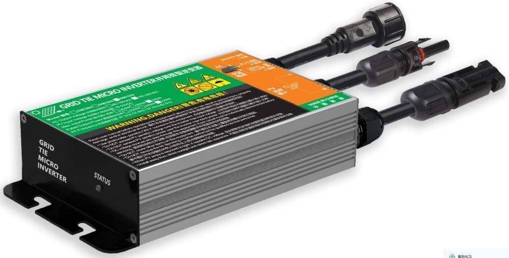 Microinversor solar MPPT de 150 W, entrada PV, entrada CC 16-26 V CA 230 V, salida pequeño sistema solar para panel solar de 12 V central eléctrica de balcón