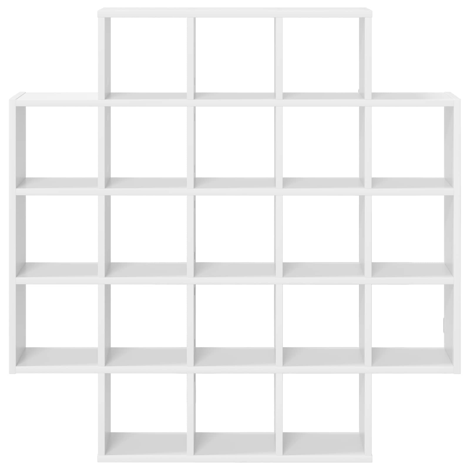 Hothingwell - Estantería de pared (100 x 13 x 100 cm), color blanco