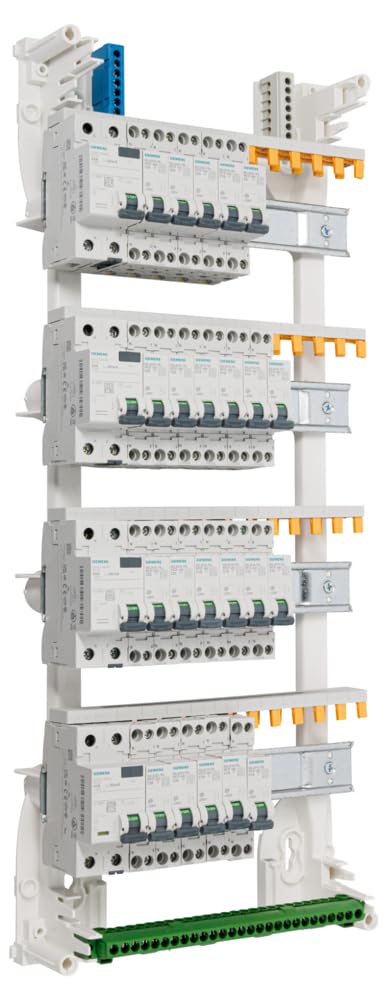 Siemens Tableau 4 Rangées Pré-équipé 4 Inter Diff 22 Disjoncteurs
